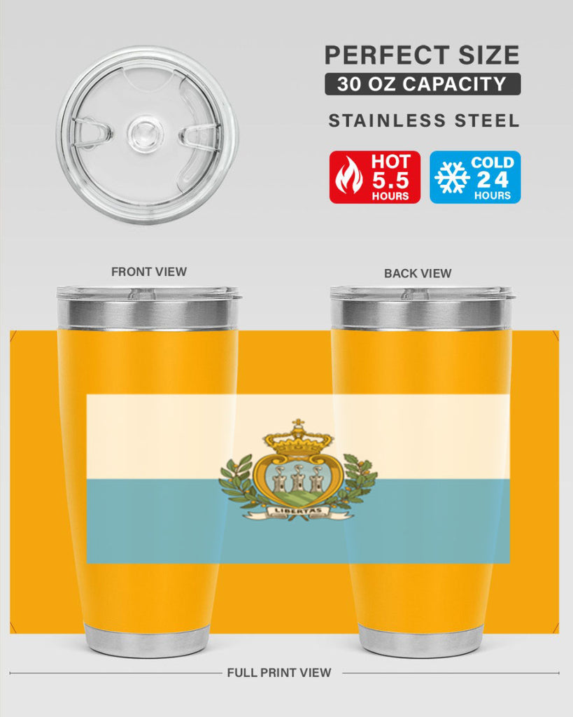 San Marino 48#- world flags- Tumbler