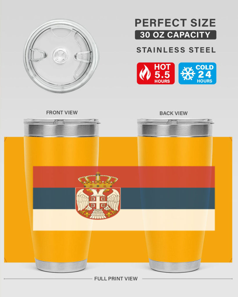 Serbia 44#- world flags- Tumbler