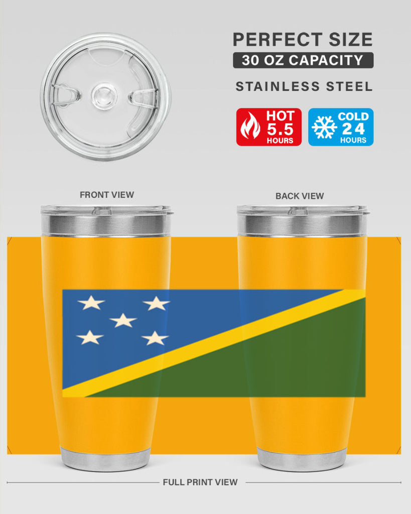 Solomon Islands 38#- world flags- Tumbler