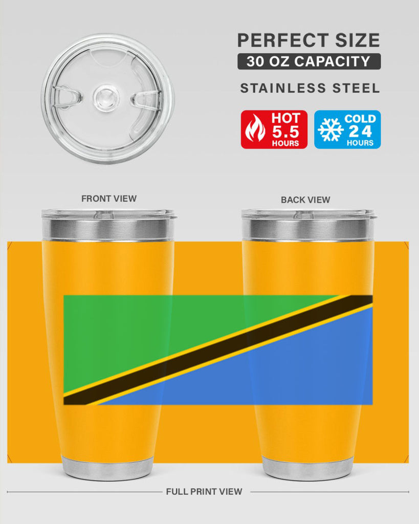 Tanzania 24#- world flags- Tumbler