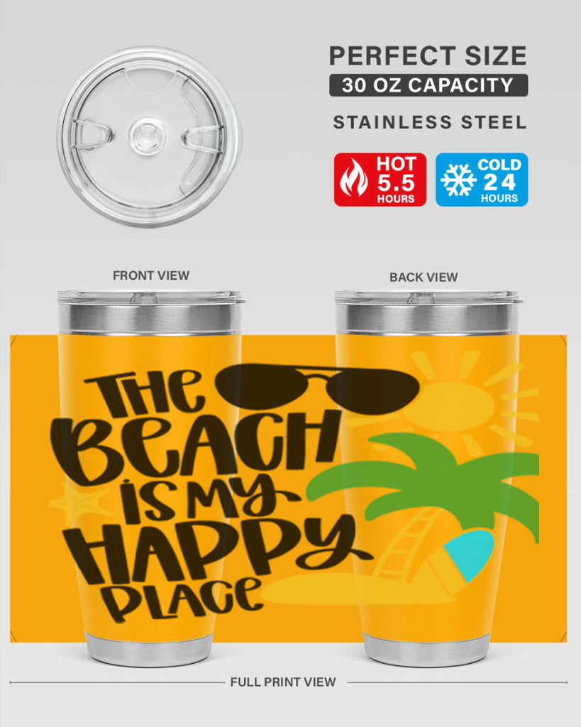 The Beach Is My Happy Place Style 12#- summer- Tumbler