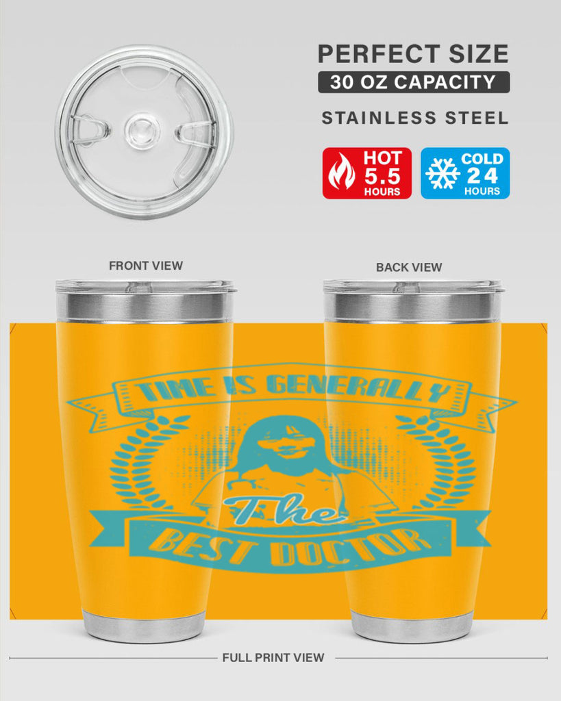 Time is generally the best doctor Style 12#- medical- tumbler