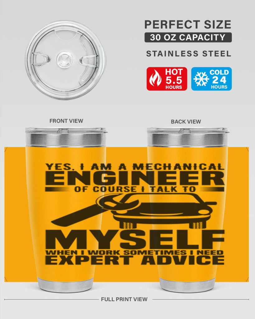 Yes I Am A Mechanical Style 1#- engineer- tumbler