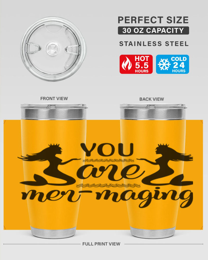 You are mermaging design 686#- mermaid- Tumbler