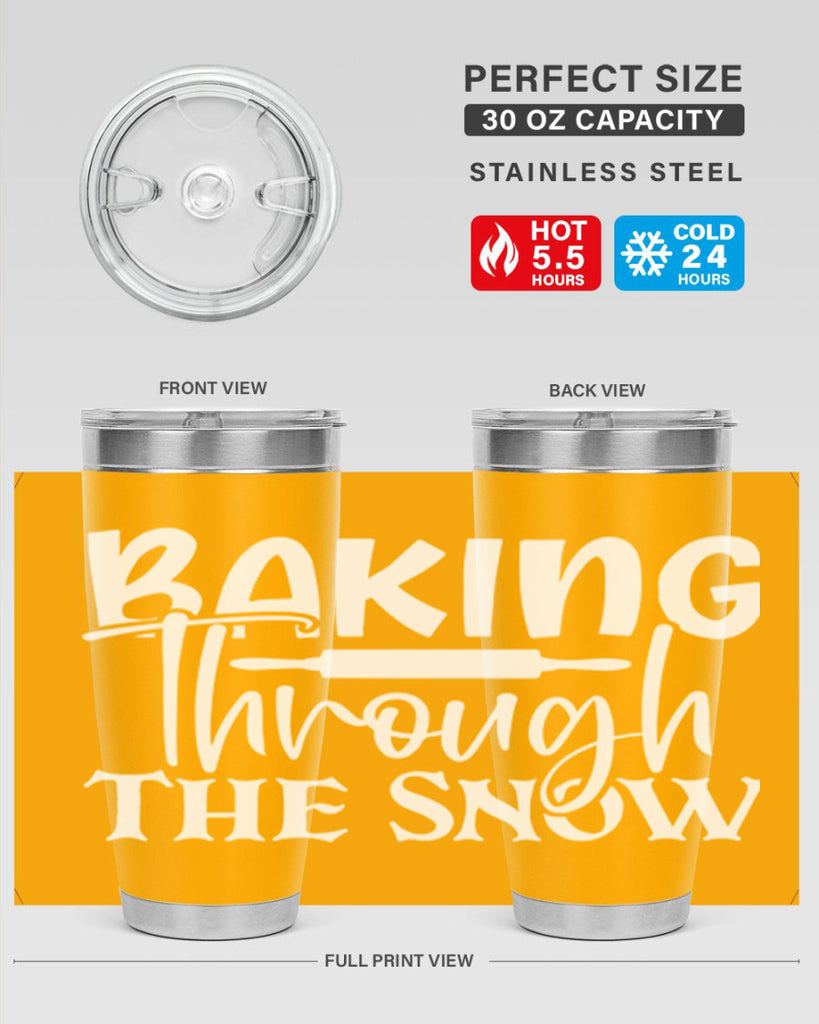 baking through the snow 52#- kitchen- Tumbler