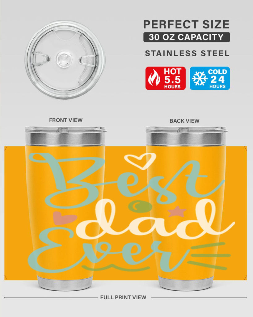 best dad ever 110#- fathers day- Tumbler