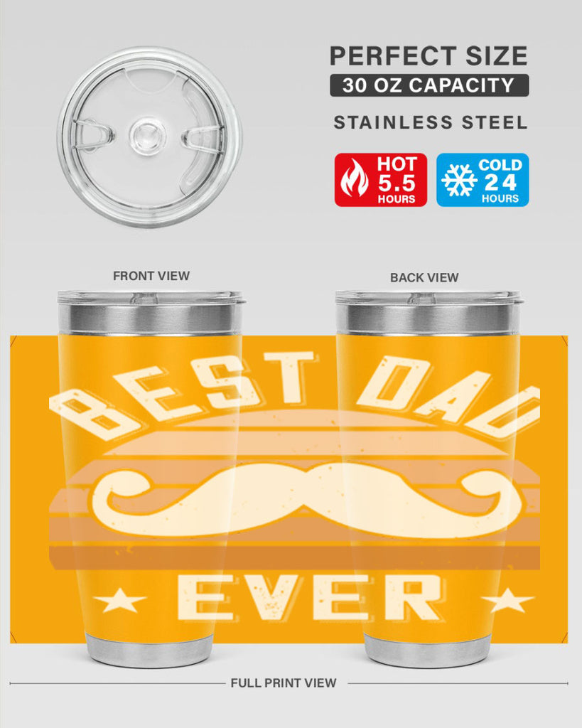best dad ever 124#- fathers day- Tumbler