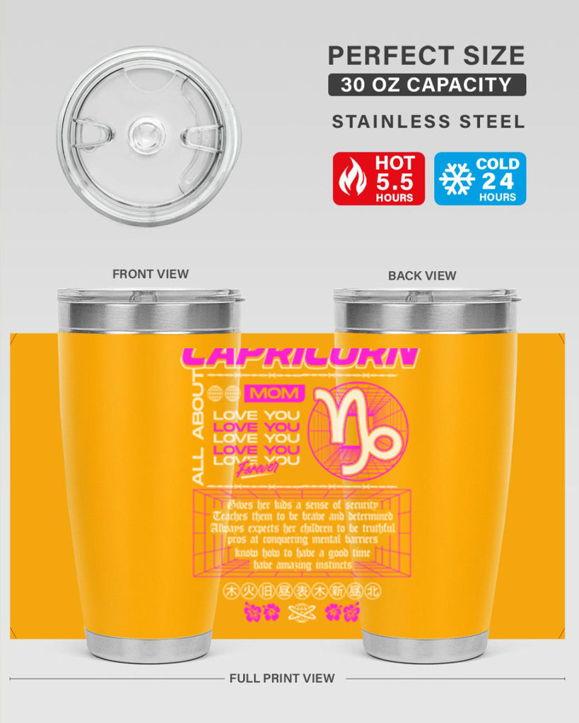 capricorn 208#- zodiac- Tumbler