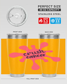 crush cancer Style 18#- breast cancer- Tumbler