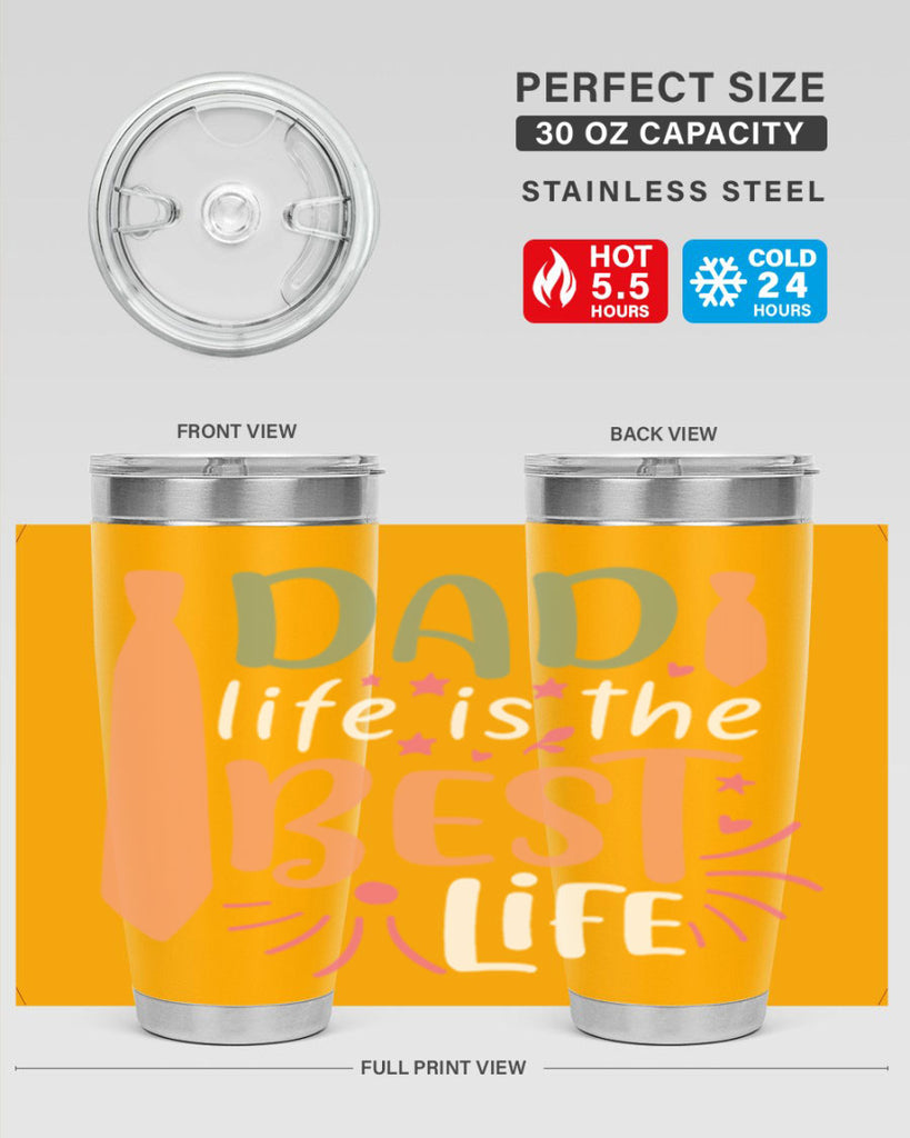 dad life is the best life 105#- fathers day- Tumbler