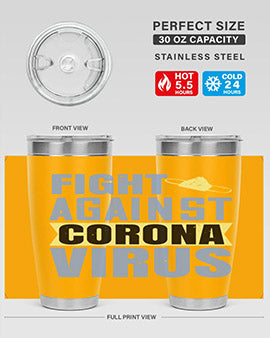 fight against corona virus Style 42#- corona virus- Tumbler