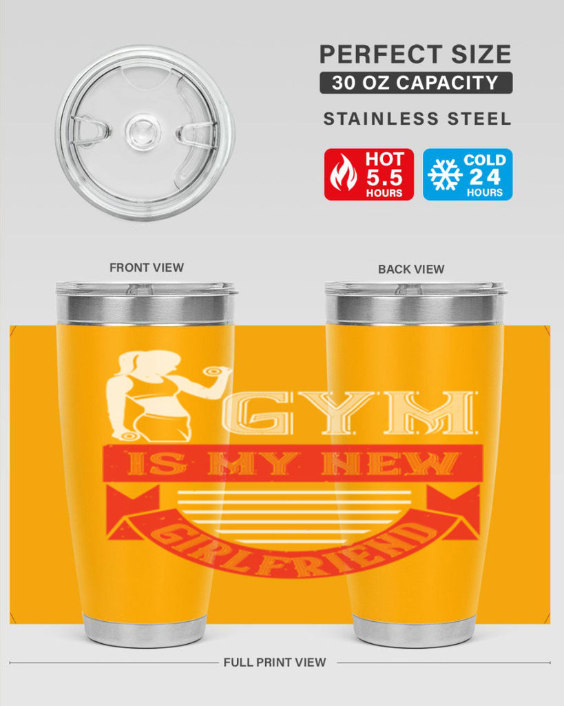 gym is my new girlfriend 97#- gym- Tumbler