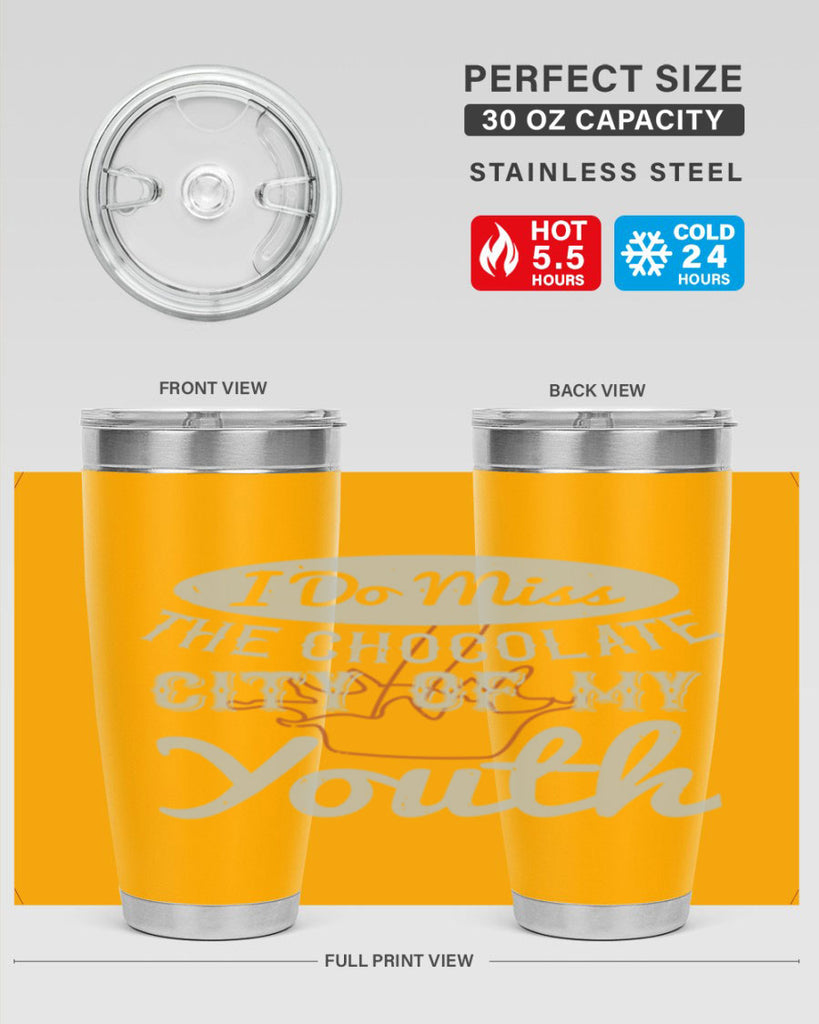i do miss the chocolate city of my youth 37#- chocolate- Tumbler