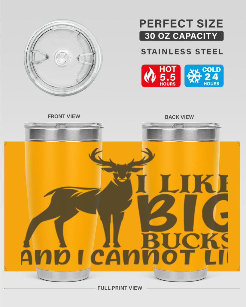 i like big bucks and i cannot lie 8#- hunting- Tumbler