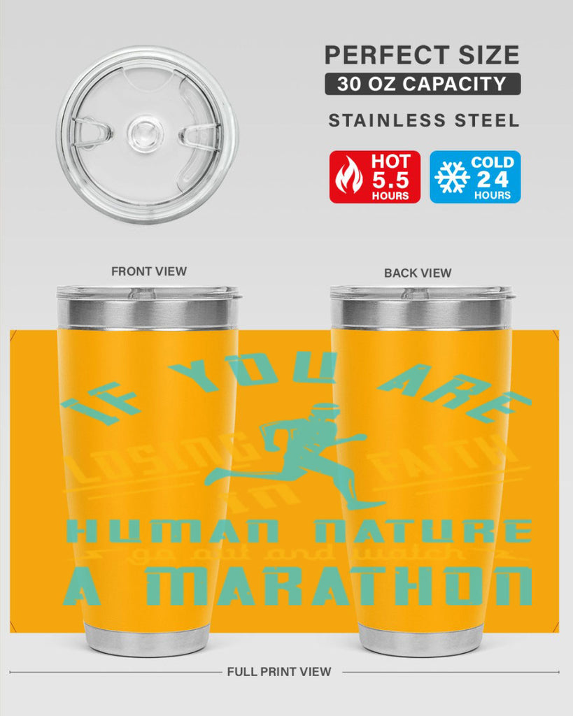 if you are losing faith in human nature go out and watch a marathon 37#- running- Tumbler