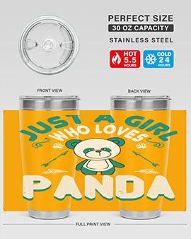 just a girl who loves panda 21#- Bears- Tumbler