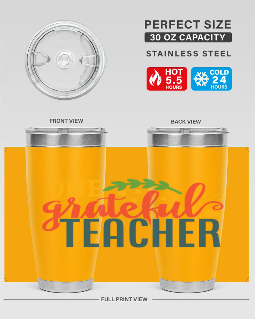 one grateful teacher Style 167#- teacher- tumbler