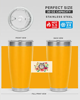 owl 25#- owl- Tumblers