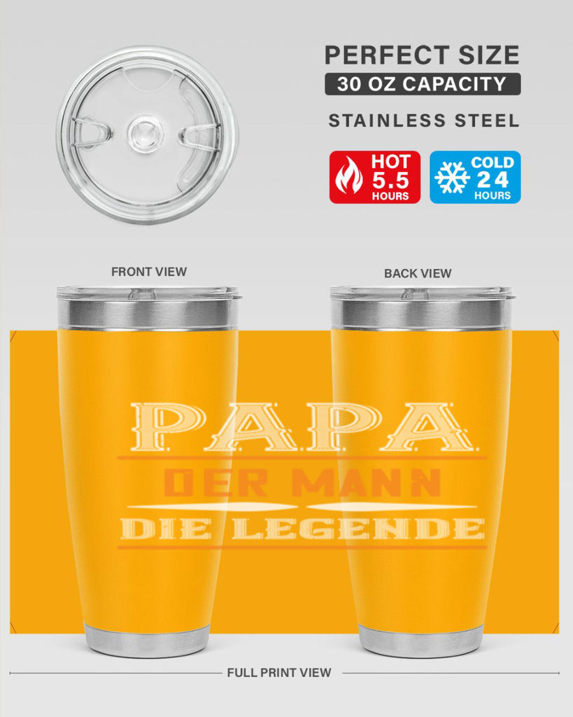 papa der mann die legende 21#- grandpa - papa- Tumbler