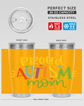 proud autism mom Style 35#- autism- Tumbler