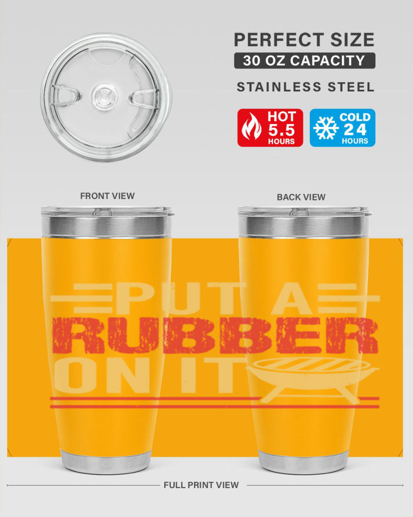 put a rubber on it 18#- bbq- Tumbler