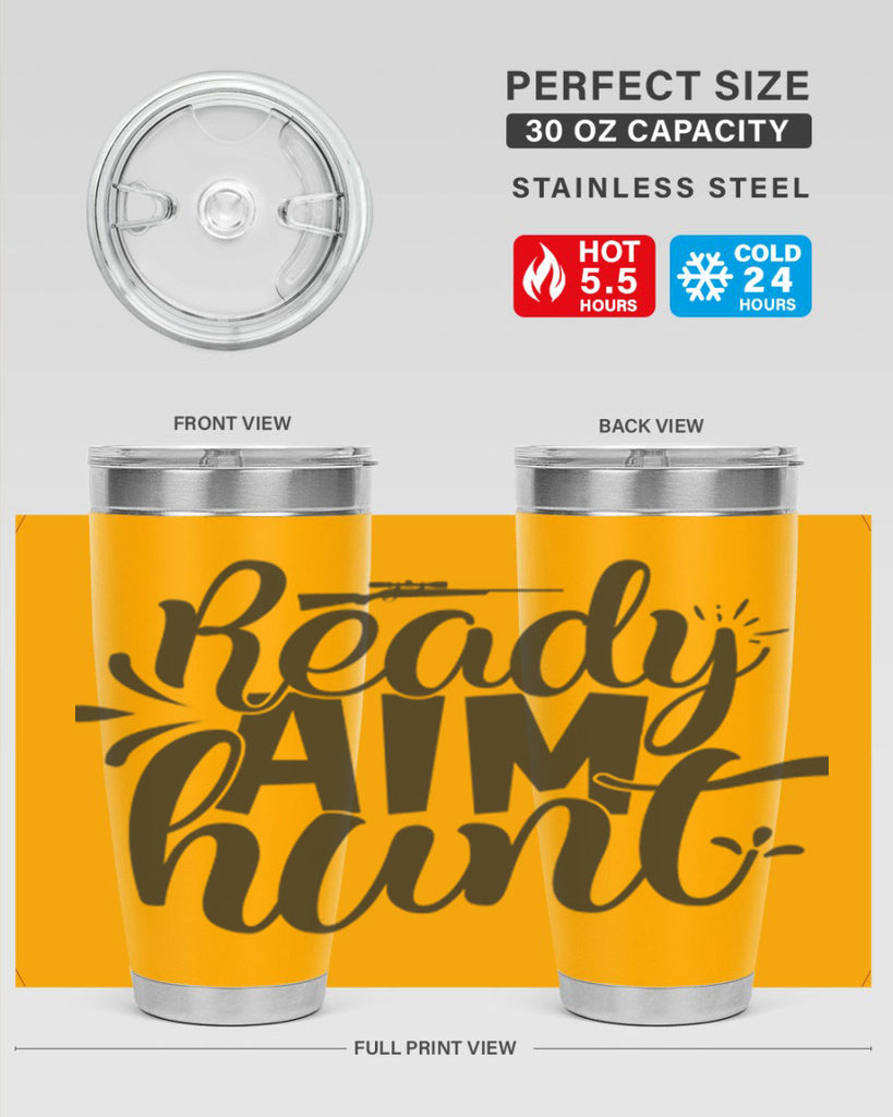 ready aim hunt 4#- hunting- Tumbler