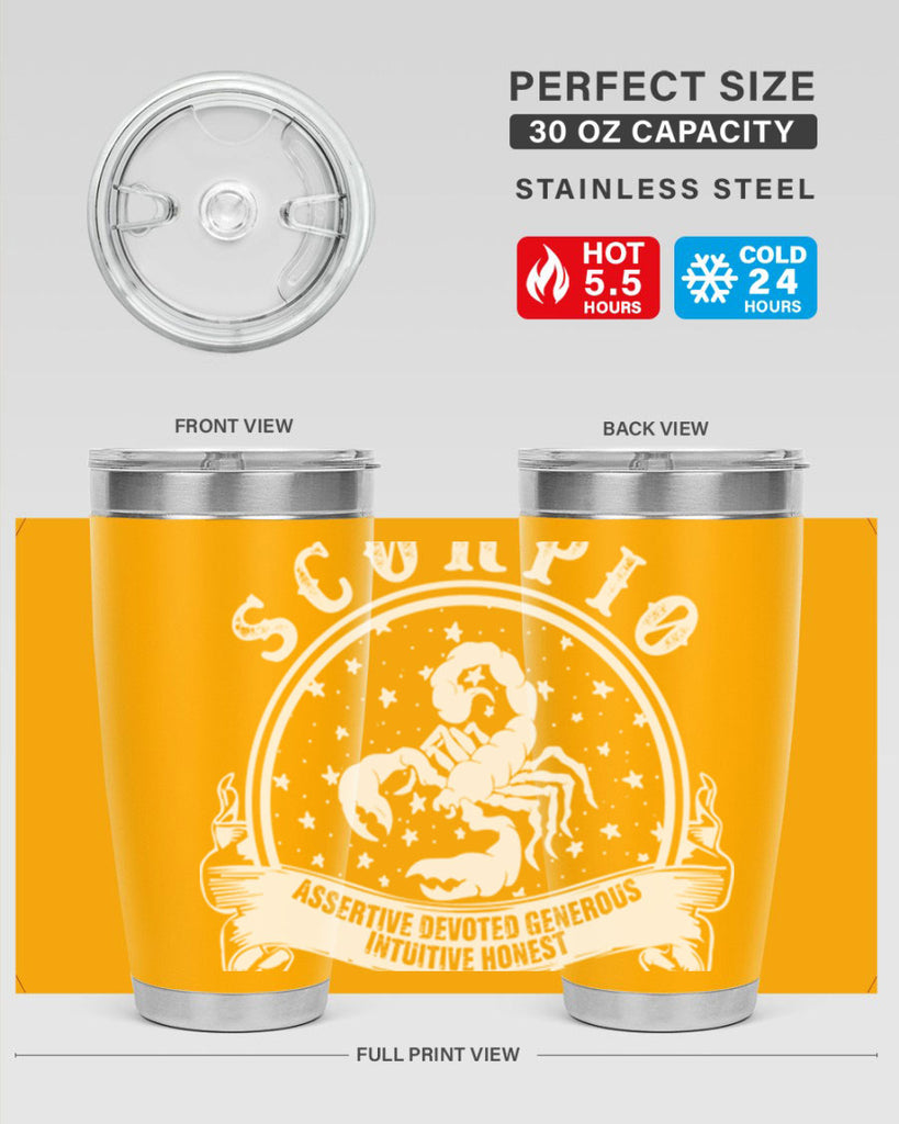 scorpio 30#- zodiac- Tumbler