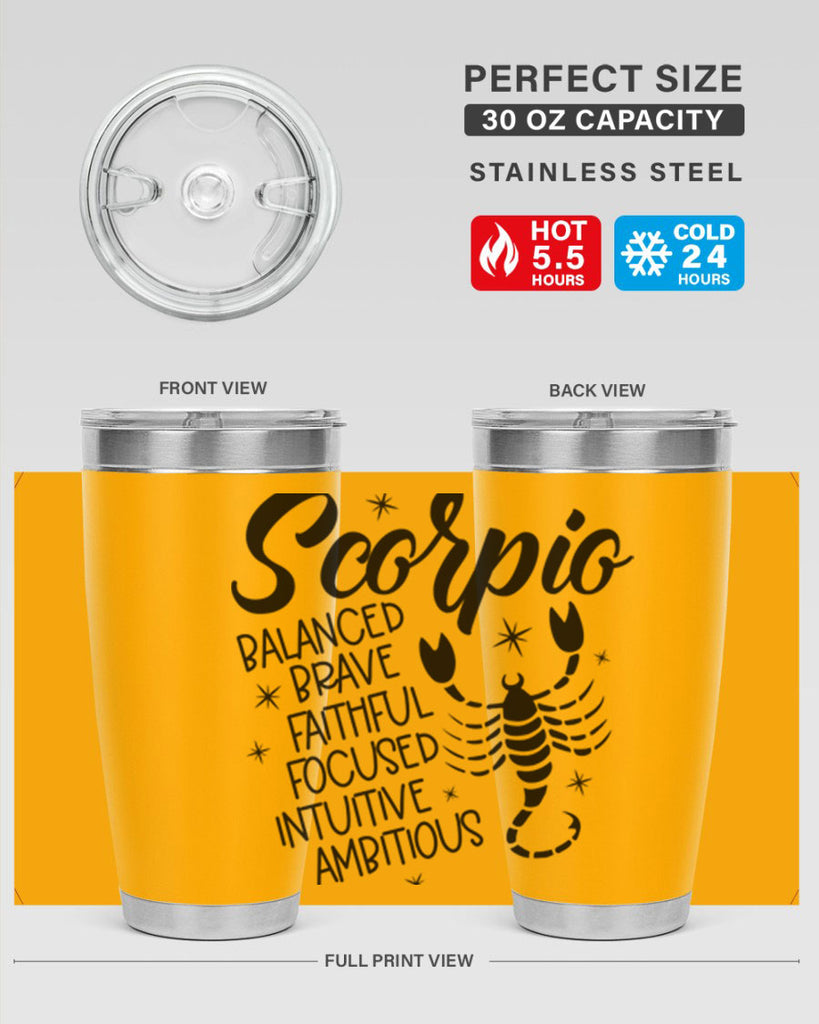 scorpio 436#- zodiac- Tumbler