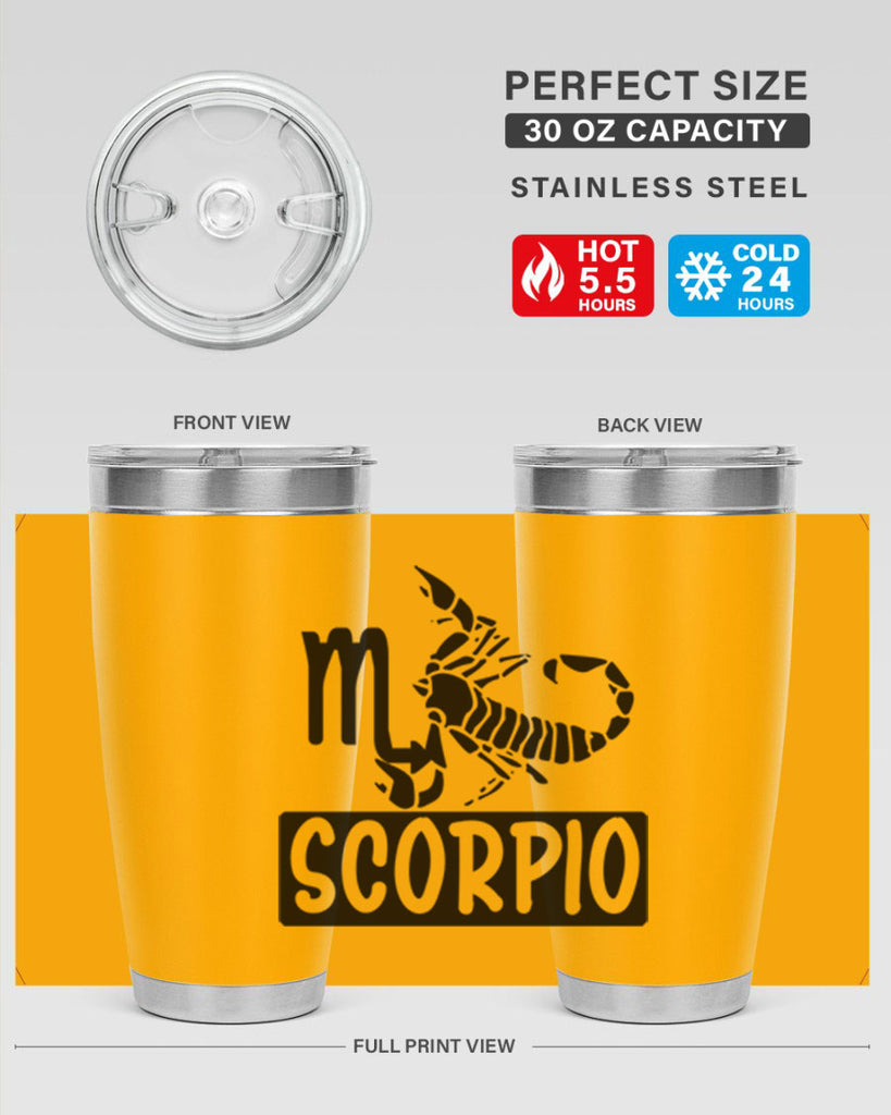 scorpio 440#- zodiac- Tumbler