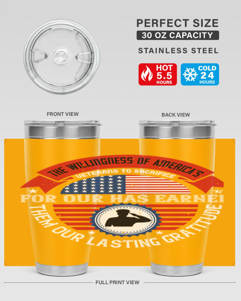 the willingness of americas 88#- Veterns Day- Tumbler