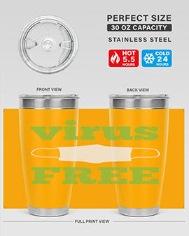 virus free Style 20#- corona virus- Tumbler