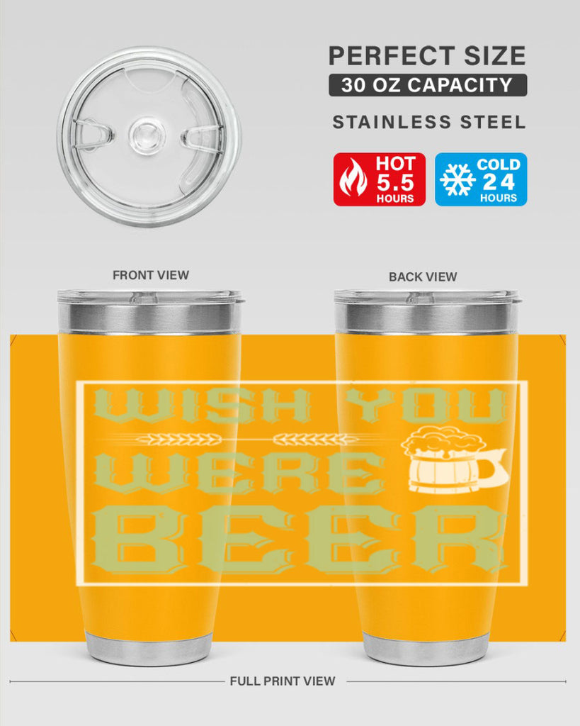 wish you were beer 2#- beer- Tumbler