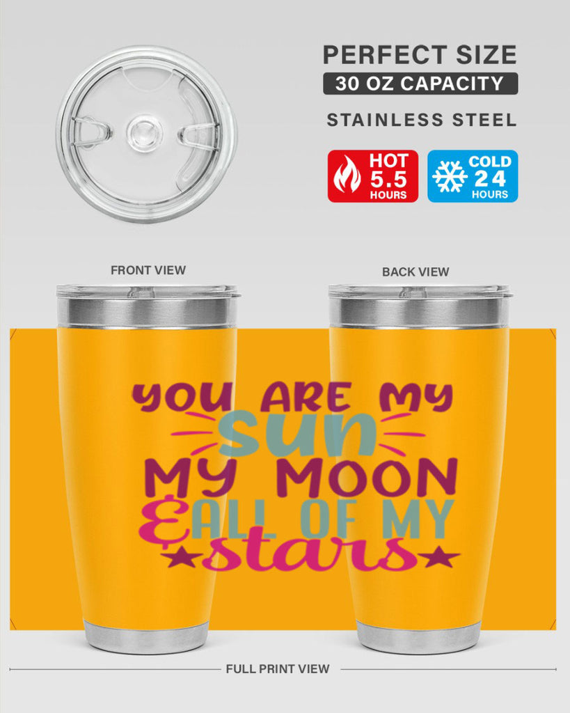 you are my sun my moon all of my stars 5#- family- Tumbler