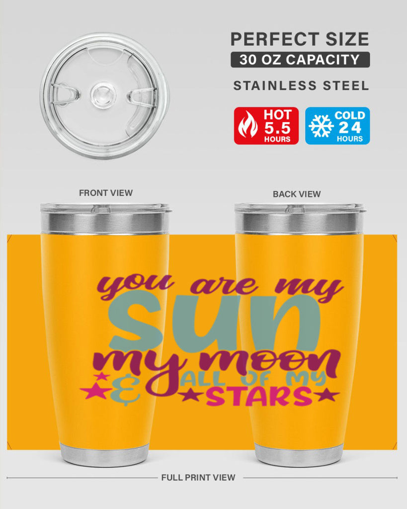 you are my sun my moon all of my stars 6#- family- Tumbler