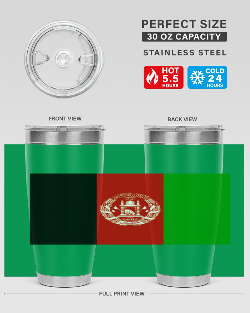 Afghanistan 197#- world flags- Tumbler