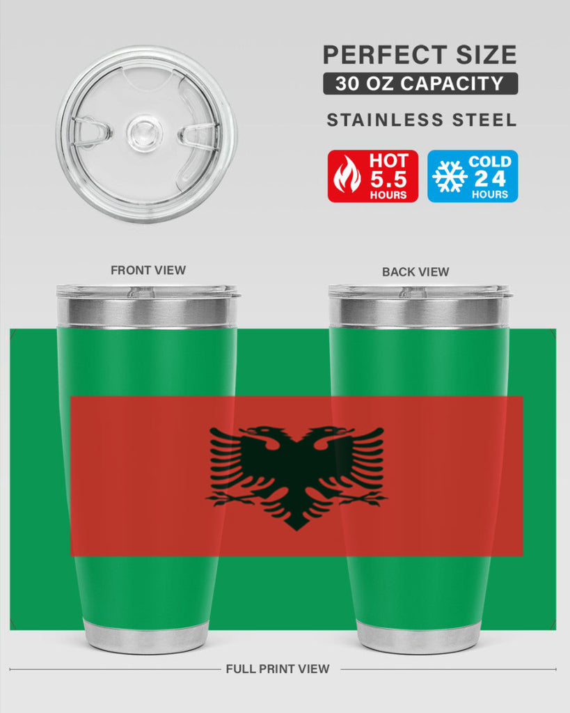 Albania 196#- world flags- Tumbler