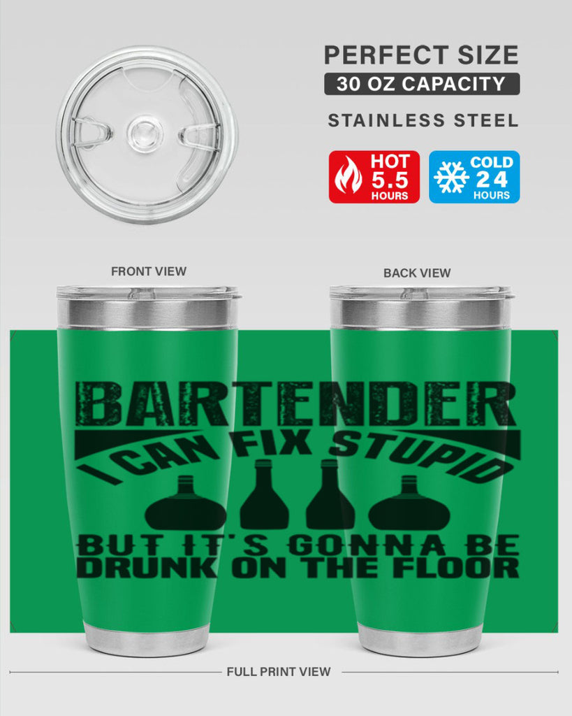 Bartender I can fix Style 9#- bartender- tumbler