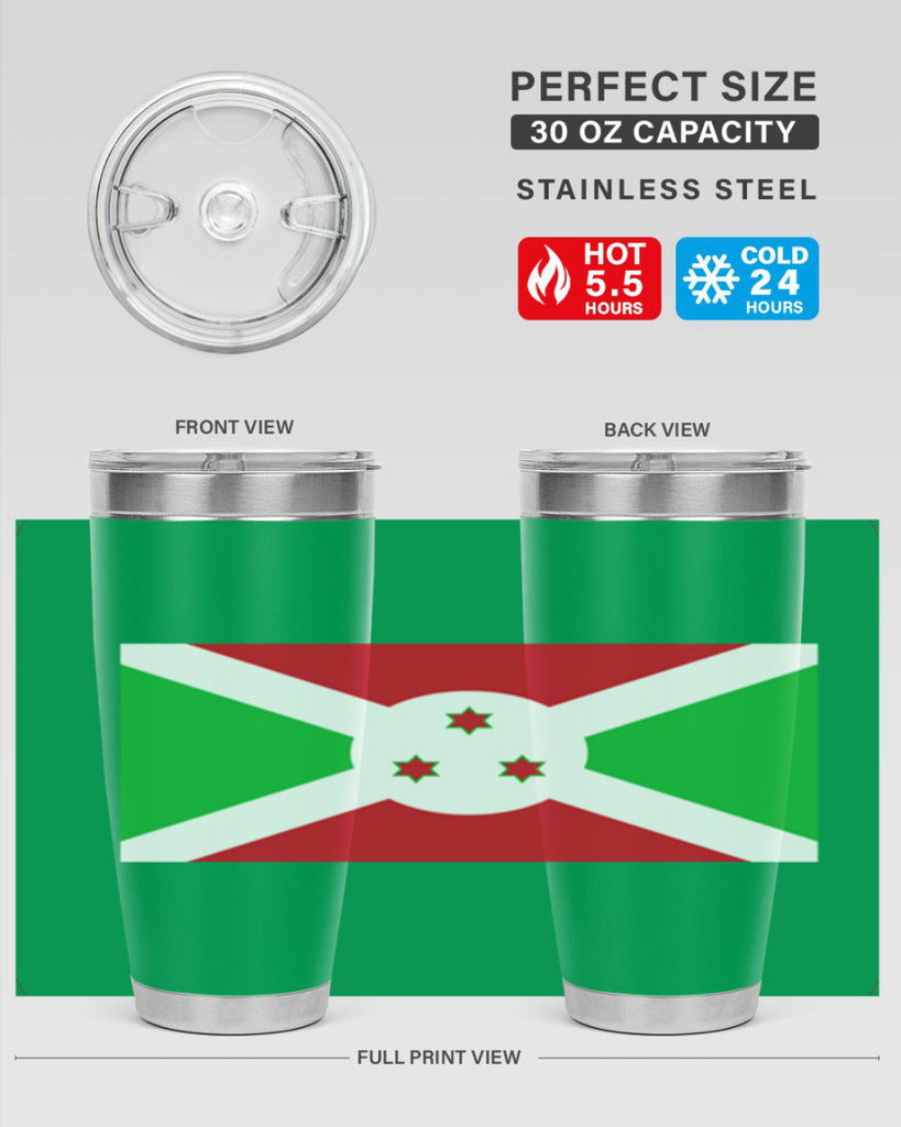 Burundi 170#- world flags- Tumbler