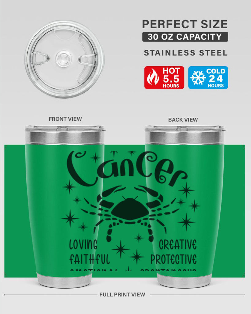 Cancer 144#- zodiac- Tumbler