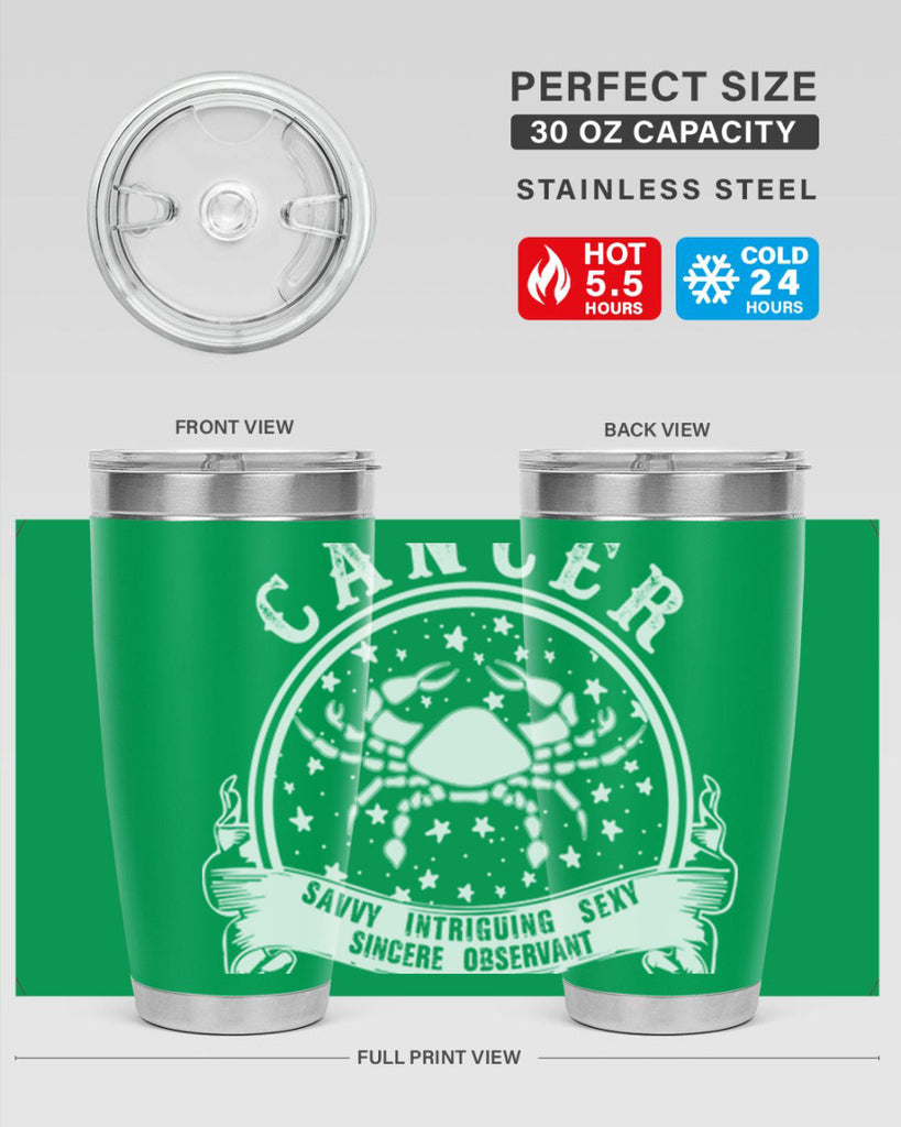 Cancer 14#- zodiac- Tumbler