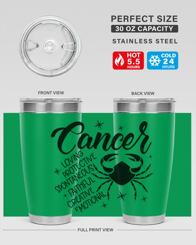 Cancer 151#- zodiac- Tumbler