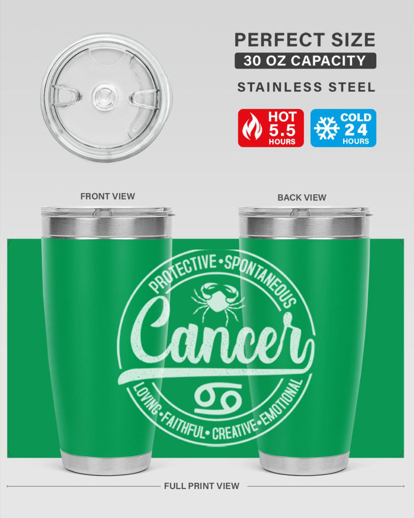 Cancer 154#- zodiac- Tumbler