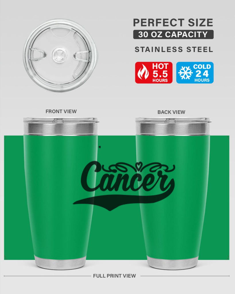 Cancer 155#- zodiac- Tumbler