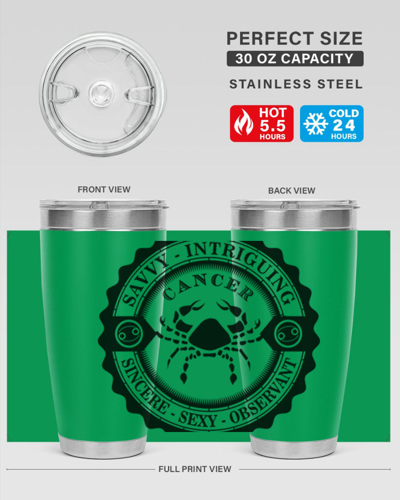 Cancer 15#- zodiac- Tumbler