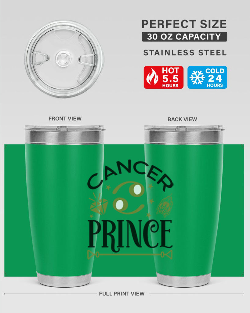 Cancer prince 159#- zodiac- Tumbler