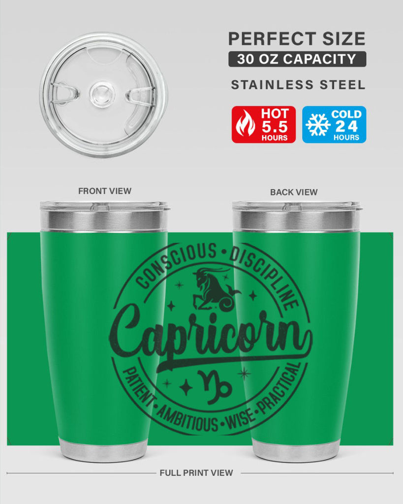 Capricorn 190#- zodiac- Tumbler
