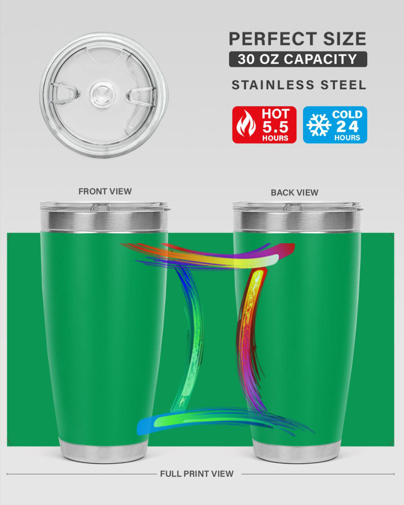 Gemini 222#- zodiac- Tumbler