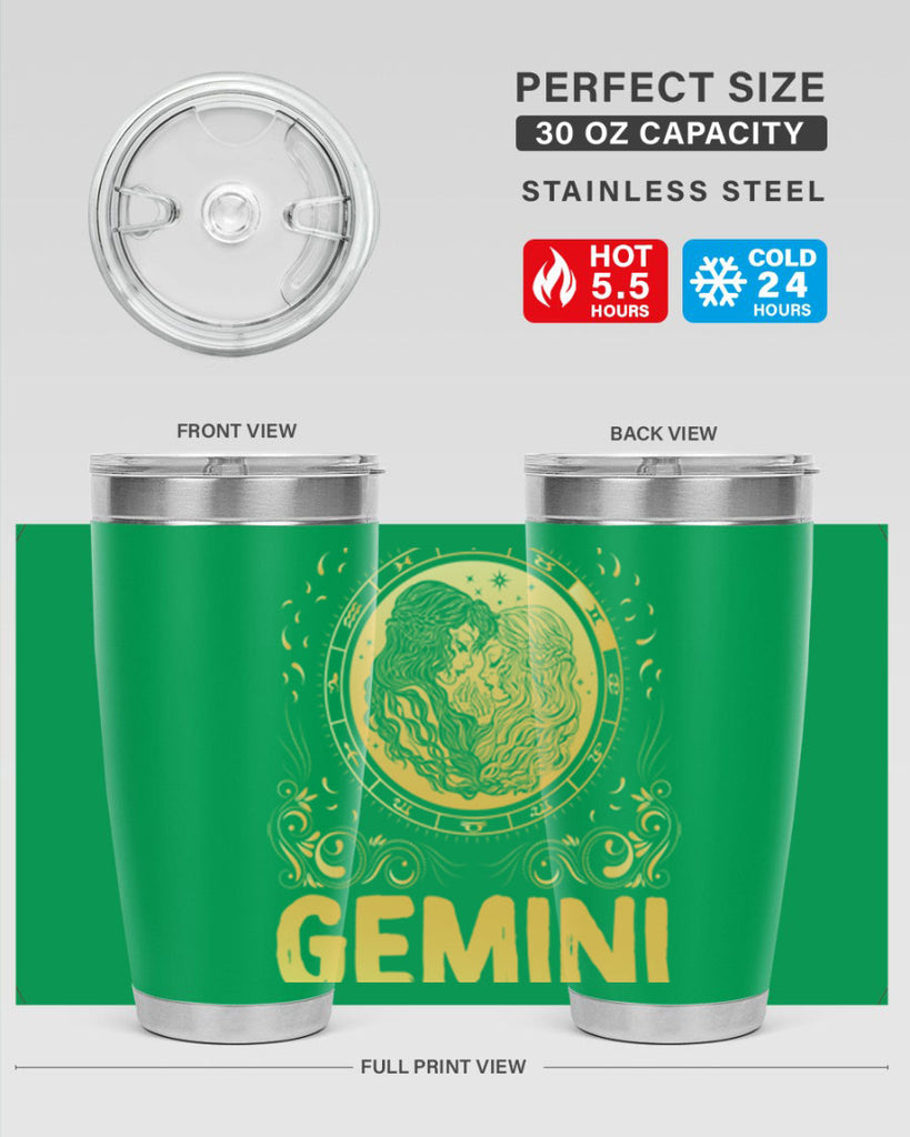 Gemini 234#- zodiac- Tumbler