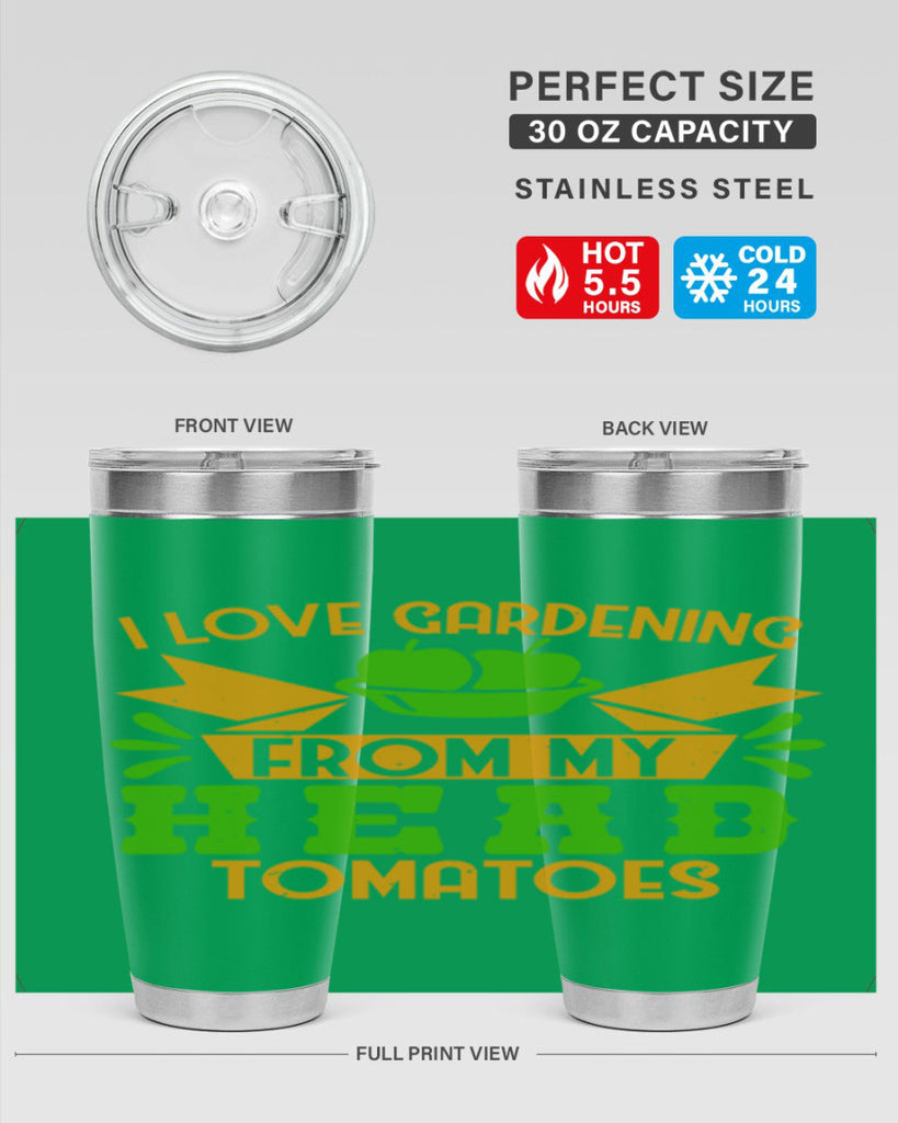 I love gardening from my head tomatoes 54#- farming and gardening- Tumbler
