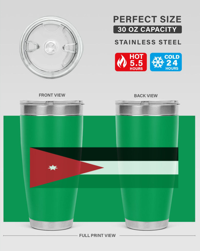Jordan 112#- world flags- Tumbler